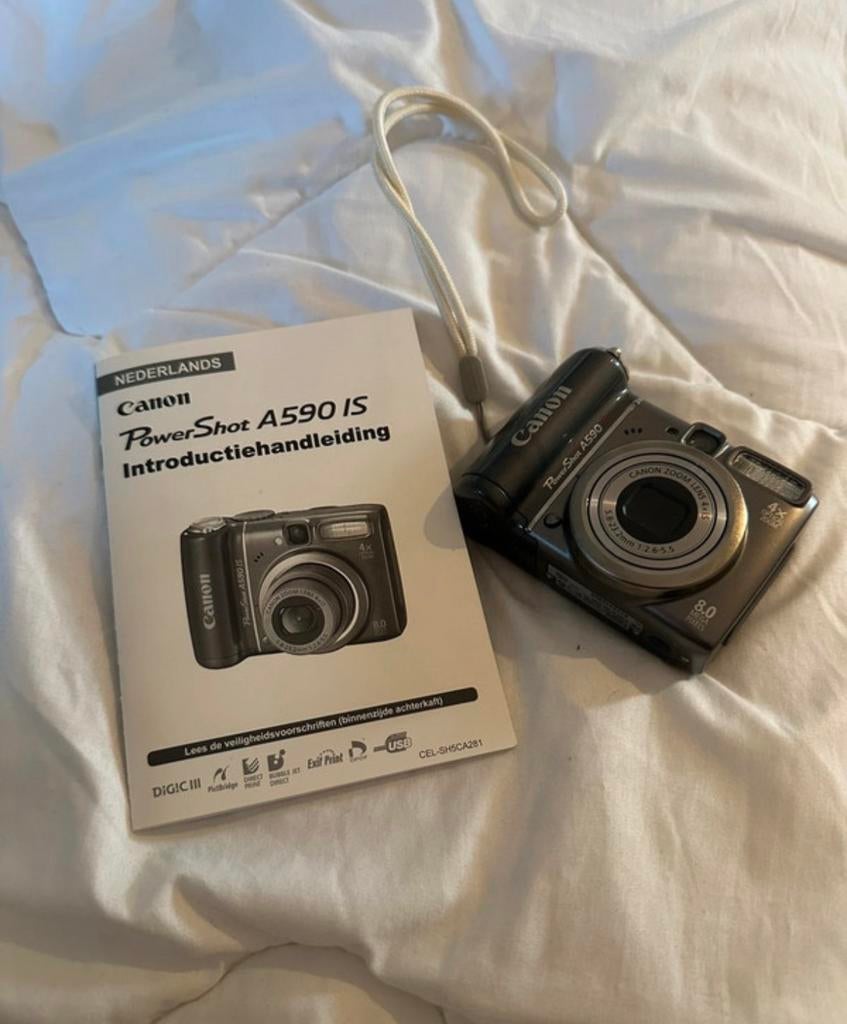 Canon PowerShot A590 IS, Audio, Tv en Foto, Fotocamera's Digitaal, Ophalen, Canon, Compact, 8 Megapixel