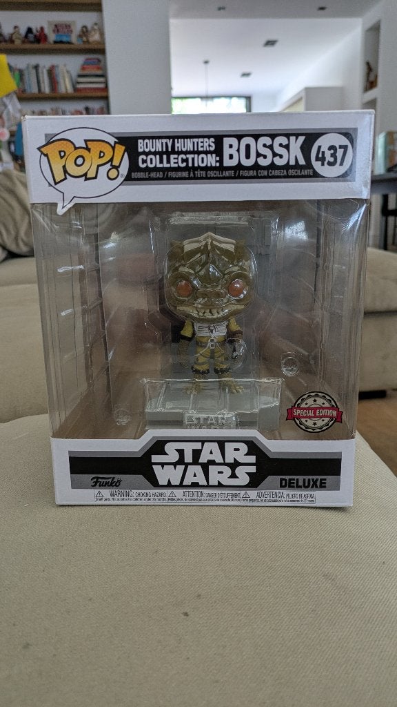 Bossk Funko Pop 437 Bounty Hunters Collection, Verzamelen, Star Wars, Ophalen of Verzenden, Zo goed als nieuw, Actiefiguurtje