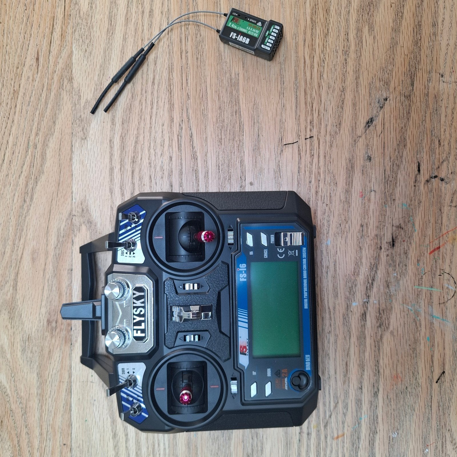 Flysky FS-i6 2.4G Zender + iA6B Ontvanger RC Drone, Ophalen of Verzenden, Gebruikt