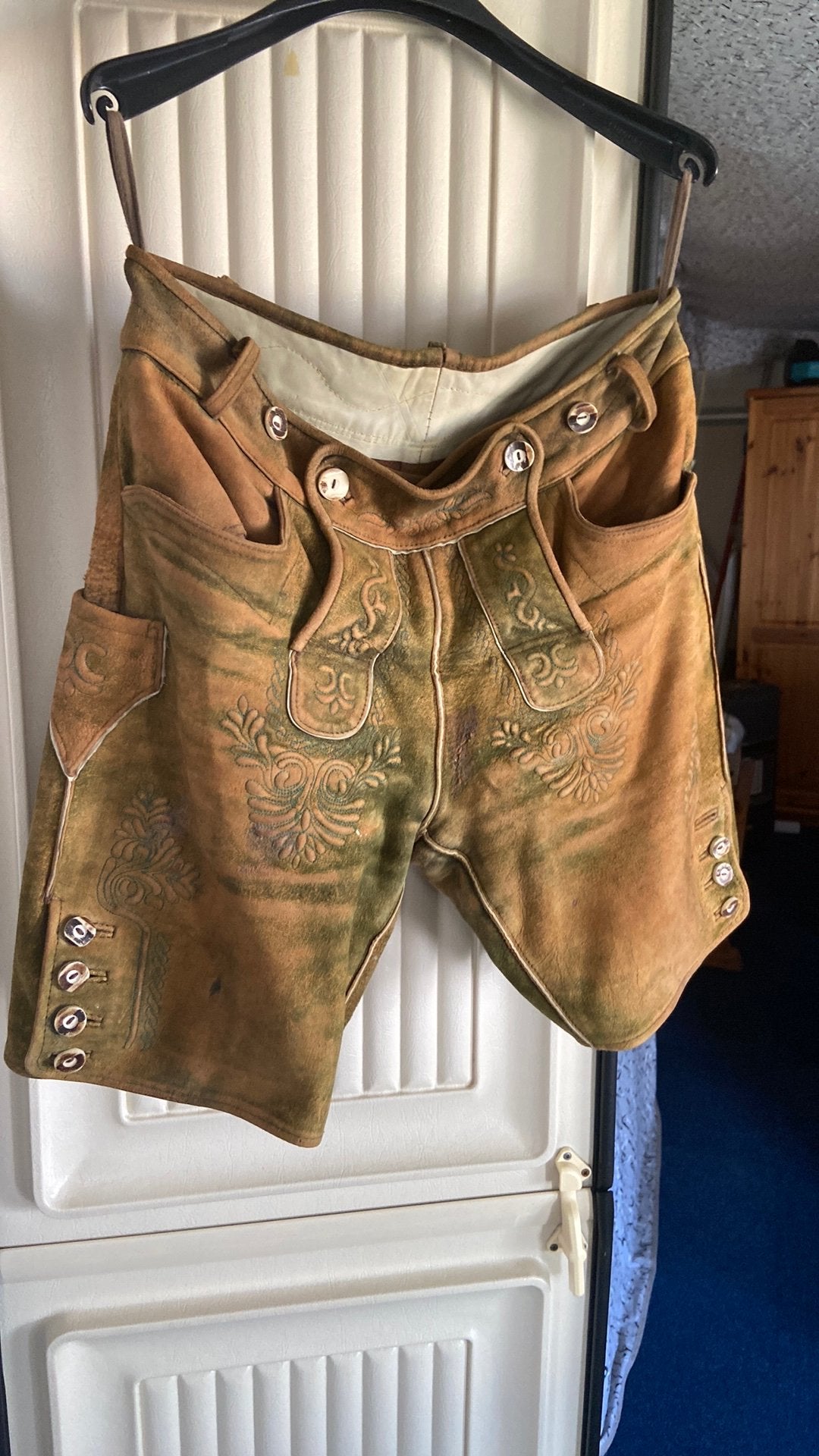 Lederhose originele maat 48 (Oktoberfesten), Maat 48/50 (M), Ophalen of Verzenden, Overige thema's, Kleding