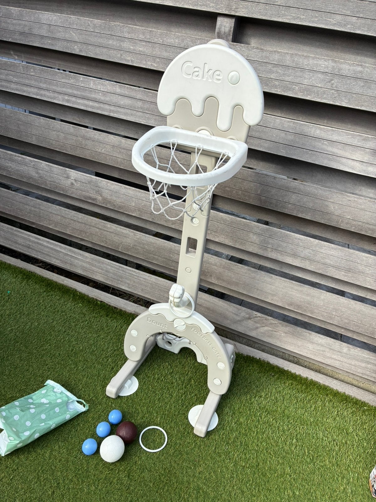 Basketbal Voetbal Ringen Gooien Peuter/kleuters, Ophalen, Gebruikt