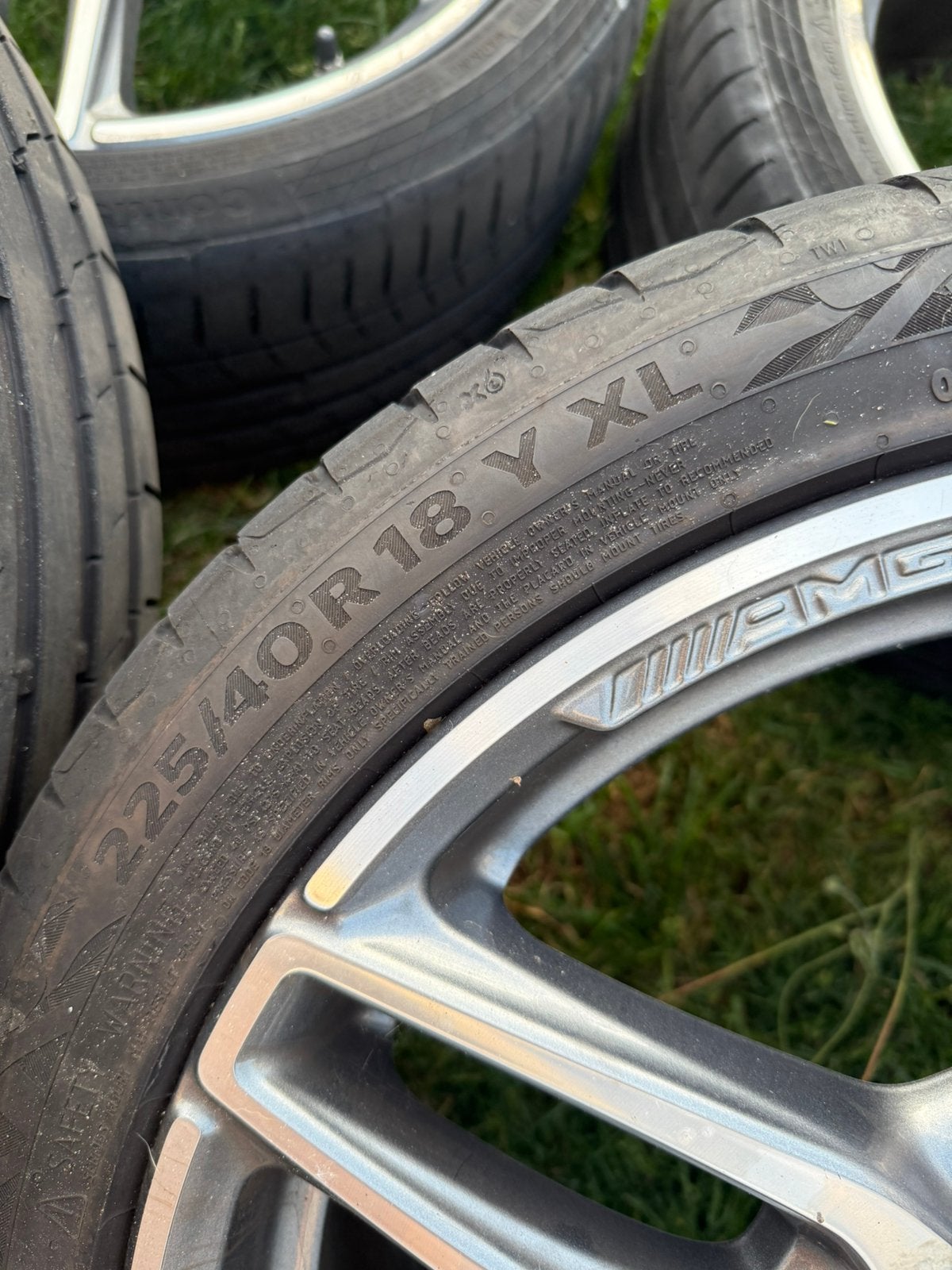 Zomerset Mercedes CLA AMG 2019, Ophalen, 18 inch, Gebruikt, Banden en Velgen