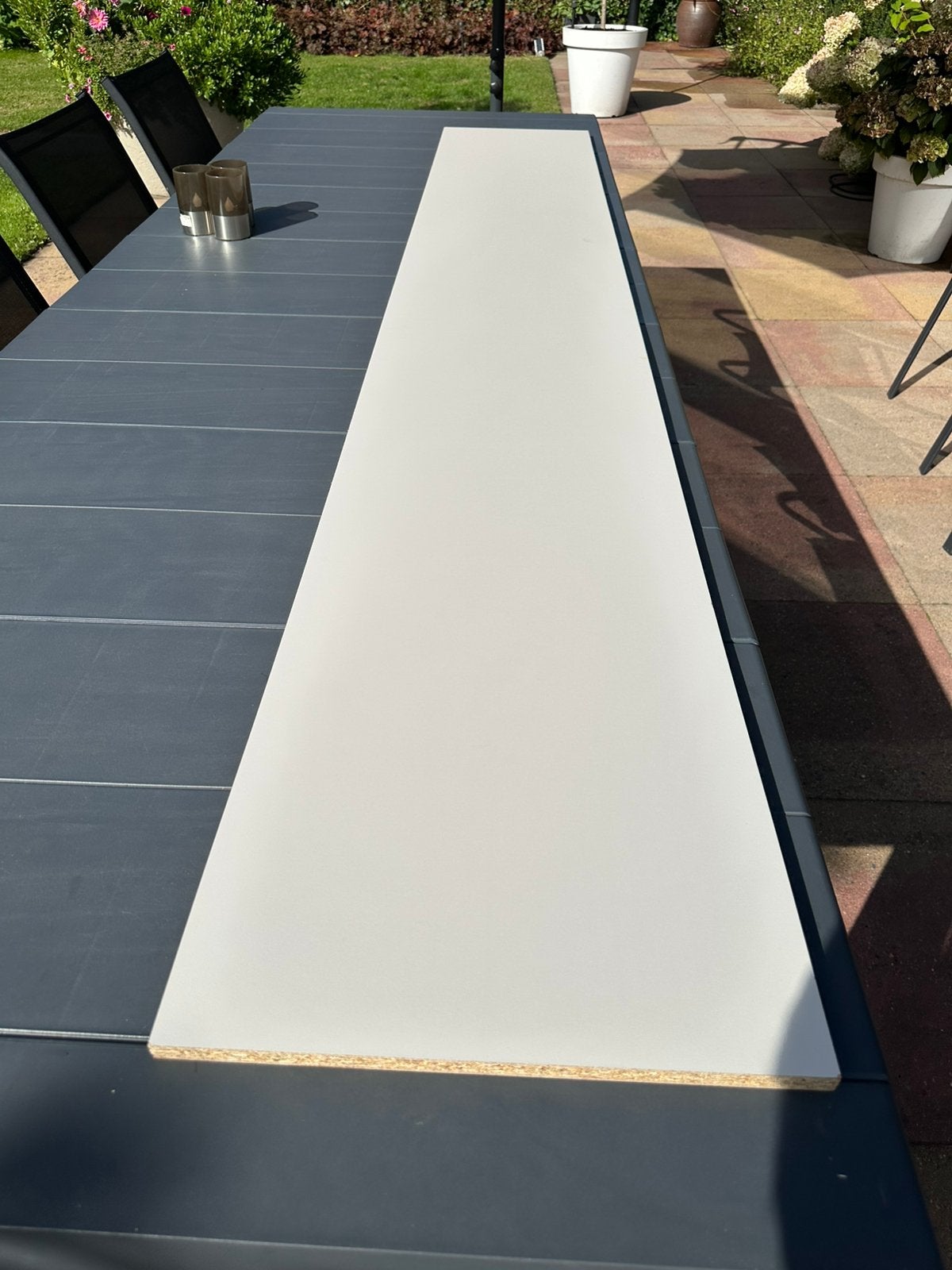 Nieuw Meubelpaneel wit 260x40x18, Doe-het-zelf en Verbouw, Ophalen, Zo goed als nieuw