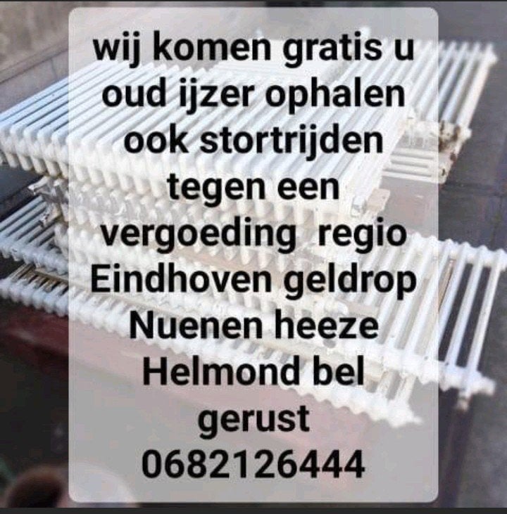 Gratis ophaalservice oudijzer, Ophalen