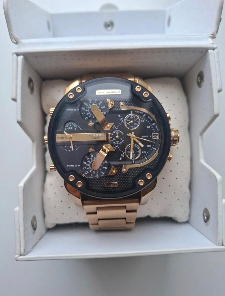 Originele Diesel Mr. Daddy 2.0 in originele verpakking, Sieraden, Tassen en Uiterlijk, Horloges | Heren, Ophalen of Verzenden