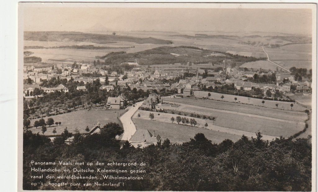 Vaals (L) - Panorama Vaals, ca. 1950., Ophalen of Verzenden, 1940 tot 1960, Ongelopen, Limburg