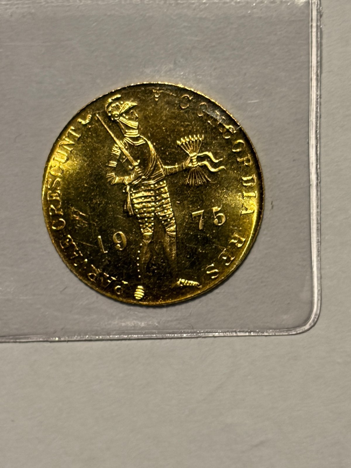 Gouden enkele dukaat 1975, Koningin Juliana, Losse munt, Goud, Overige waardes