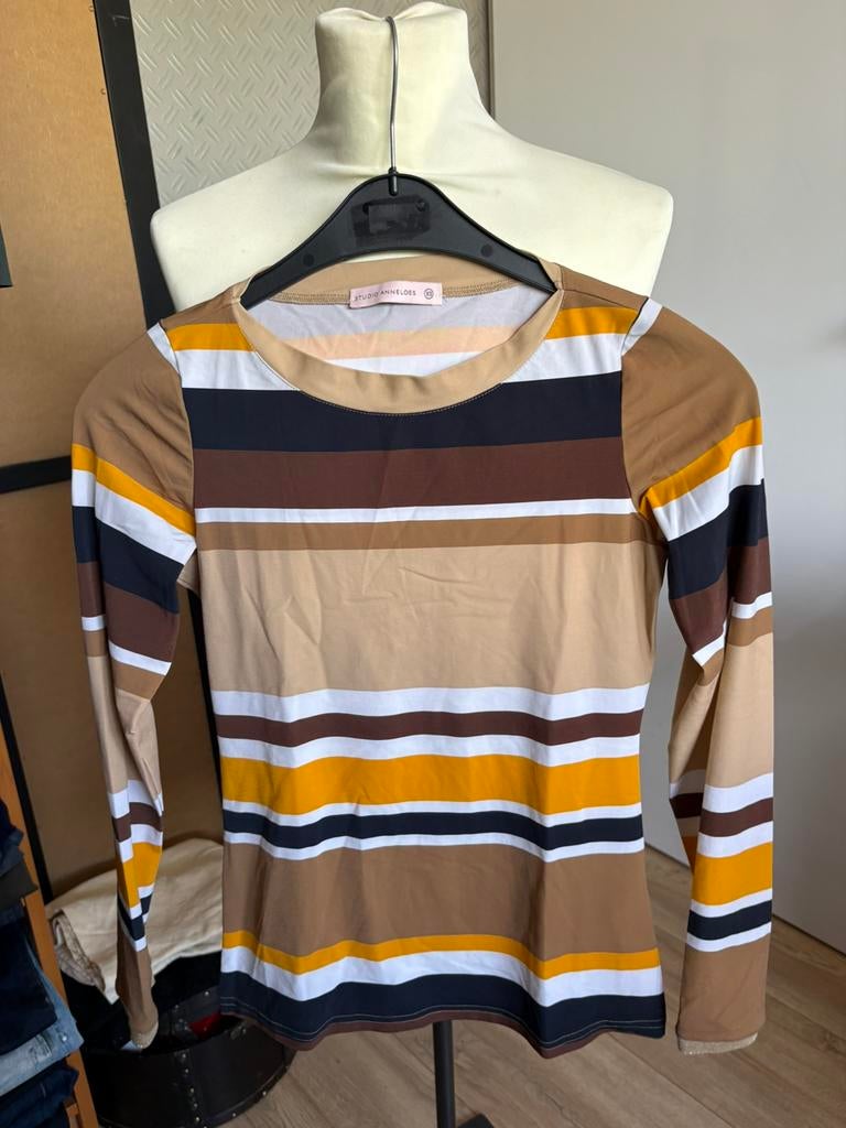 Studio anneloes top shirt xs, Kleding | Dames, Tops, Ophalen of Verzenden, Zo goed als nieuw, Maat 34 (XS) of kleiner, Lange mouw