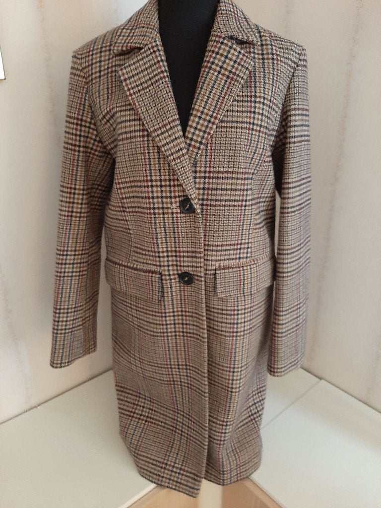 winter mantel merk The OUTERWEAR C&A maat 36, Beige, Ophalen of Verzenden, Zo goed als nieuw, Maat 36 (S)