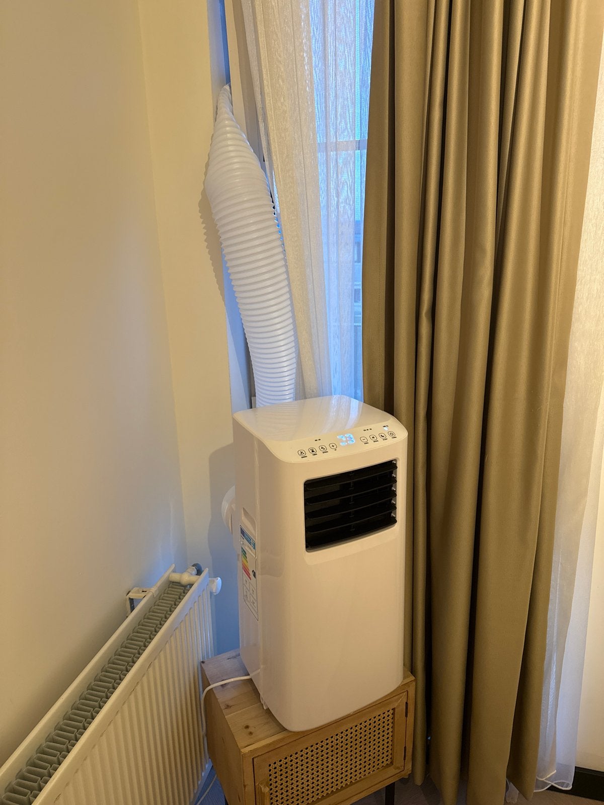 TRONIC Mobiele Airco 7000 BTU - Ideaal voor kleine ruimtes, Gebruikt, Minder dan 60 m³, 3 snelheden of meer, Ophalen of Verzenden