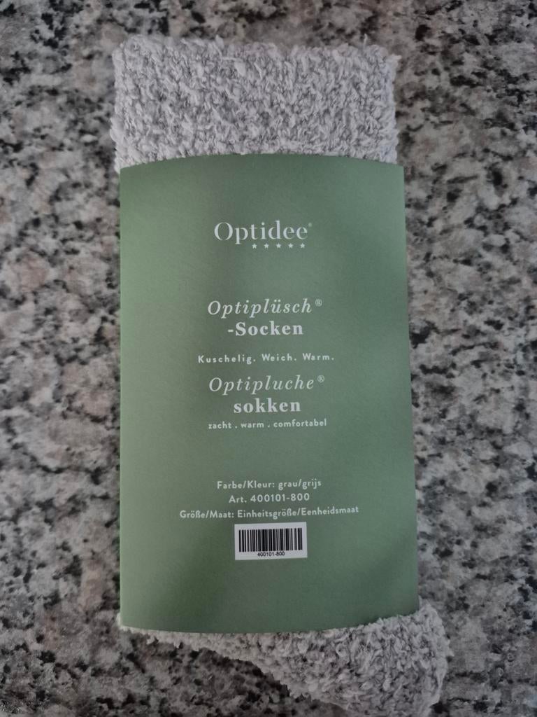 Optipluche sokken van Optidee, Huis en Inrichting, Ophalen, Nieuw, Eenpersoons, Kussen