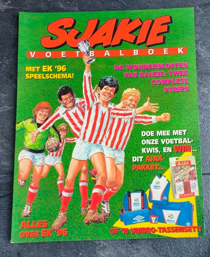 Sjakie voetbalboek 1996, Boeken, Hein de Kort, Eén stripboek, Ophalen of Verzenden, Zo goed als nieuw
