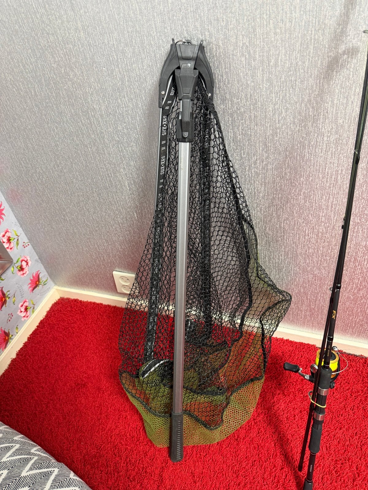 Suxxes Roofvis Schepnet - Perfect voor de roofvisser, Watersport en Boten, Ophalen of Verzenden, Zo goed als nieuw, Net of Fuik