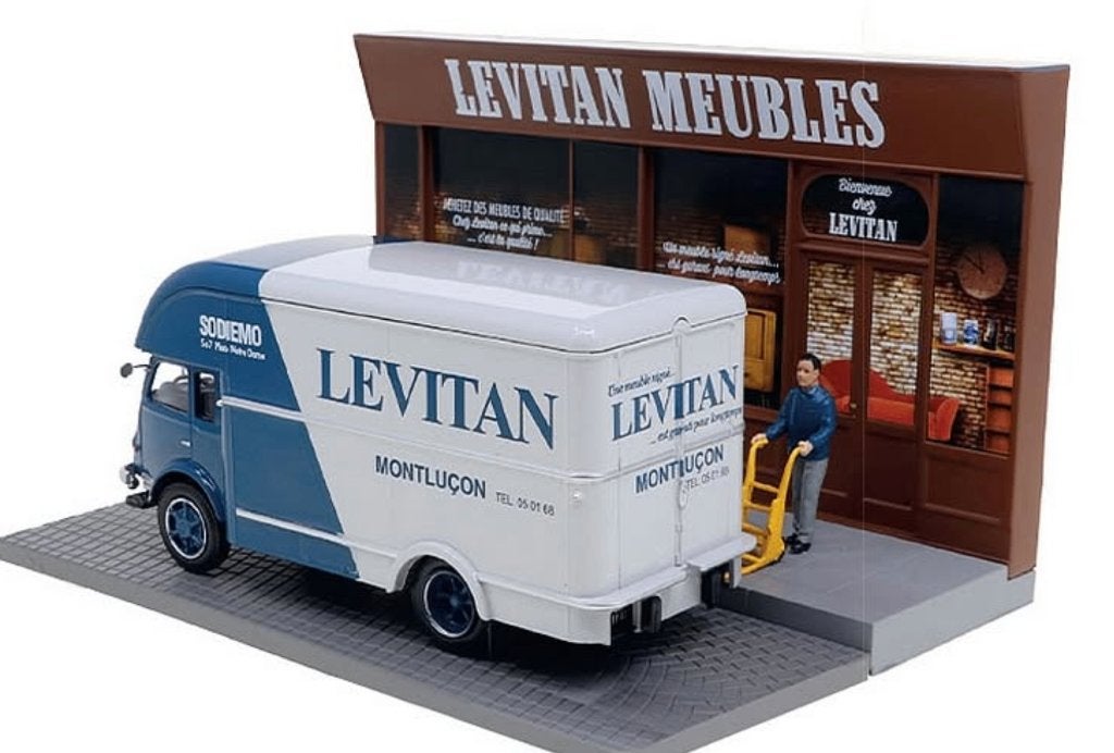 Renault Galion meubelhandelaar diorama 1/43 Utilitaires, Verzenden, Nieuw, Bus of Vrachtwagen, Overige merken