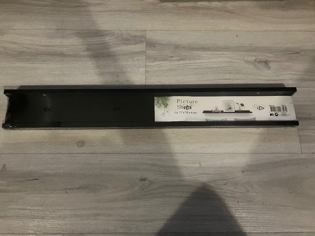 Zwarte foto plank nieuw, Huis en Inrichting, Woonaccessoires | Wandplanken en Boekenplanken, Ophalen, Nieuw