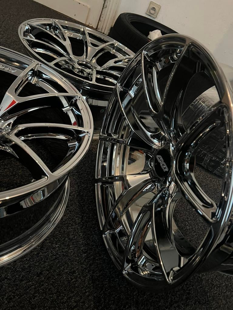 Apex look velgen (chrome), Auto-onderdelen, Banden en Velgen, 19 inch, 255 mm, Velg(en), Nieuw