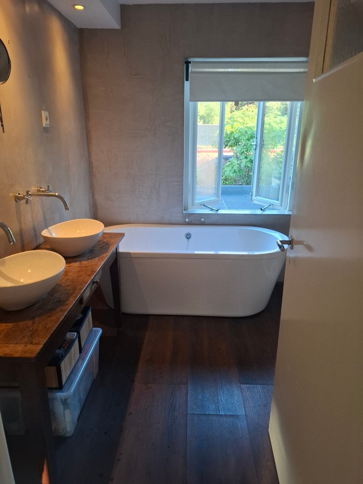 Ligbad 170 cm wit, Ophalen, Gebruikt, Met bad