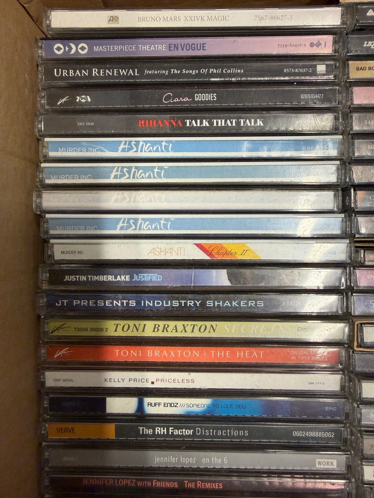 Grote partij R&B CD’s (Aaliyah, TLC, Usher, Boyz II Men etc), Ophalen of Verzenden, Gebruikt, R&B, Single