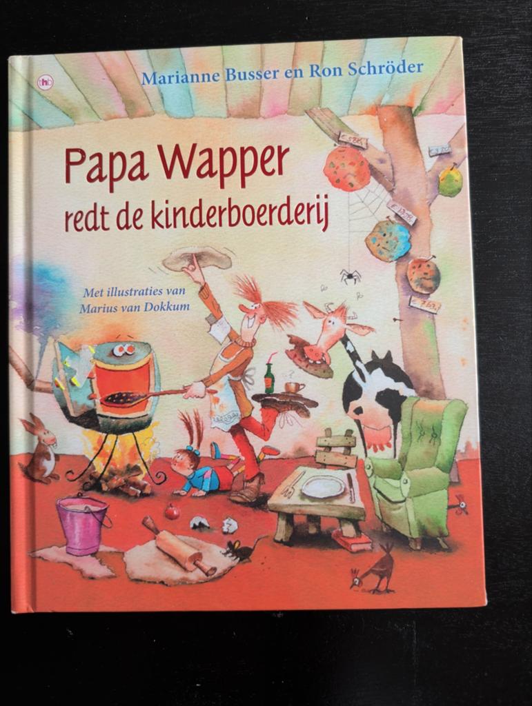 Marianne Busser - Papa Wapper redt de kinderboerderij, Gelezen, Fictie algemeen, Ophalen of Verzenden, Marianne Busser; Ron Schröder