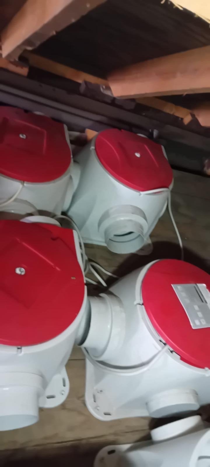 4x Stork Zehnder ComfoFan Woonhuis Ventilator Boxen, Ophalen, Eco, Gebruikt, Ventilator