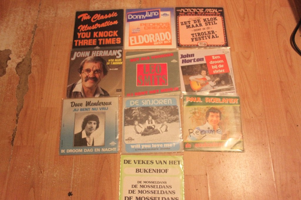 700y - 10 vinyl singles diversen artiesten, Ophalen of Verzenden, Gebruikt, Pop