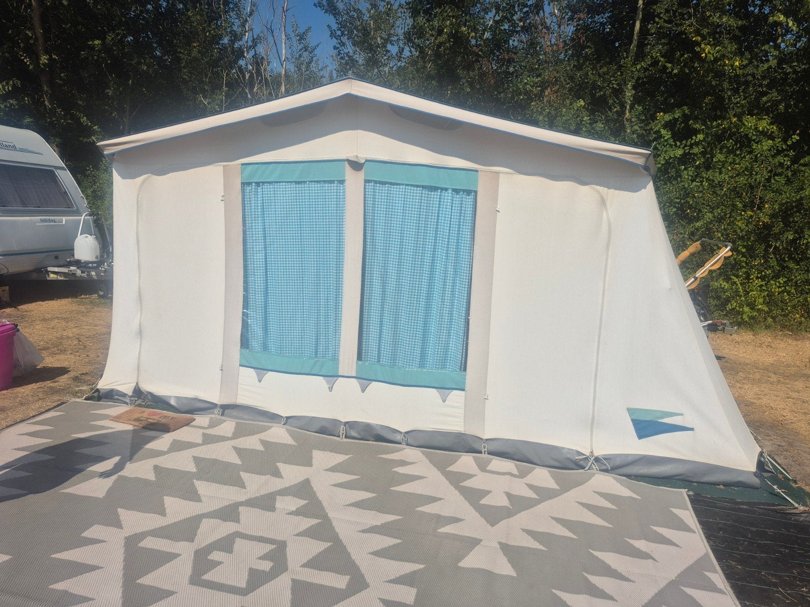 voortent met luifel, Caravans en Kamperen, Voortenten en Luifels, Ophalen, Gebruikt, Overige merken