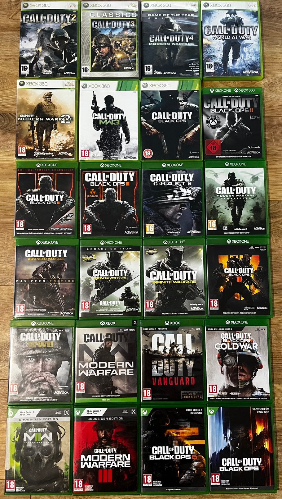 Call of Duty Full Collection, Vanaf 18 jaar, Shooter, Ophalen of Verzenden, Zo goed als nieuw