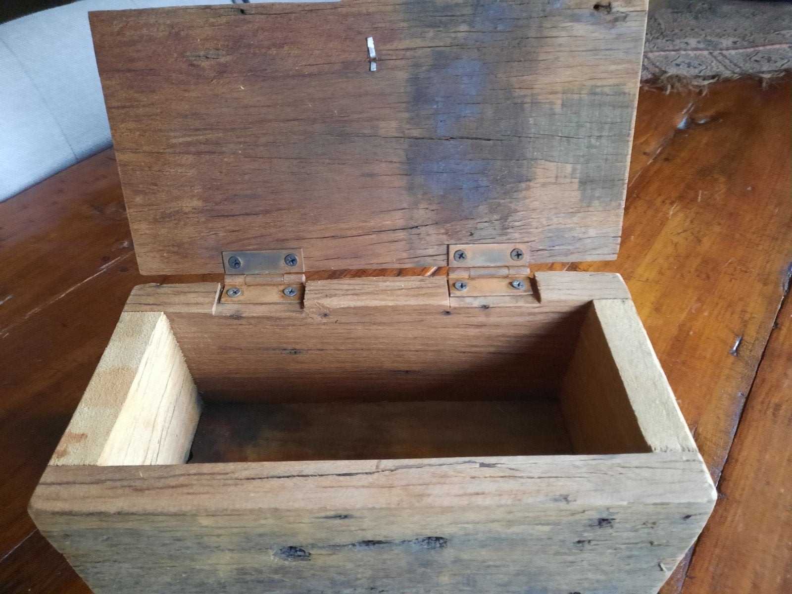 Oud houten kistje, Huis en Inrichting, Ophalen, Minder dan 50 cm, Minder dan 50 cm