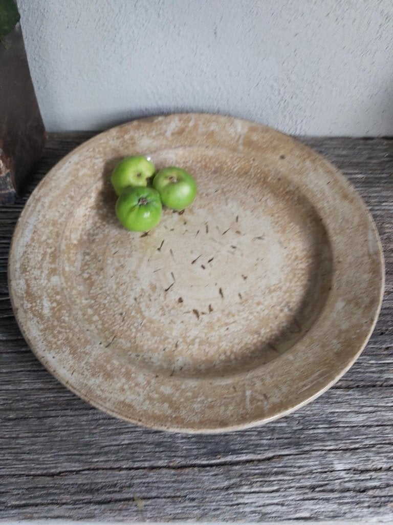 Prachtige grote zeer fel beboterde schaal NIMY 35cm, Ophalen of Verzenden