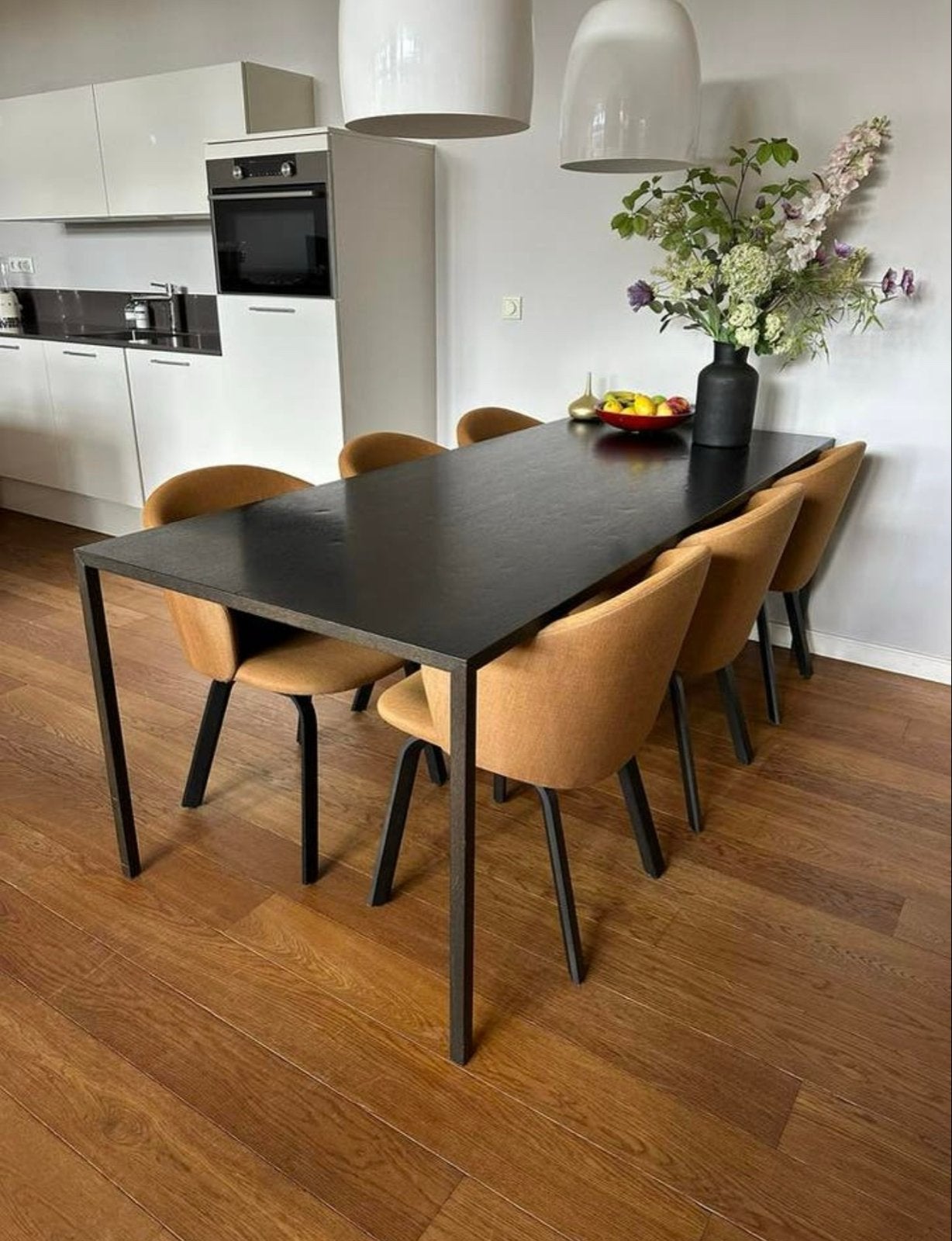 ARCO Slim design eettafel 210x90-eiken-nieuwprijs 2500 euro, Ophalen, Gebruikt, 50 tot 100 cm, 150 tot 200 cm