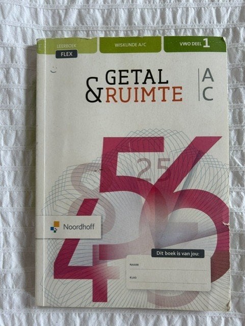 Wiskunde A Getal & Ruimte VWO 4/5/6, deel 1 t/m 4, Boeken, VWO, Wiskunde A, Ophalen of Verzenden, Zo goed als nieuw