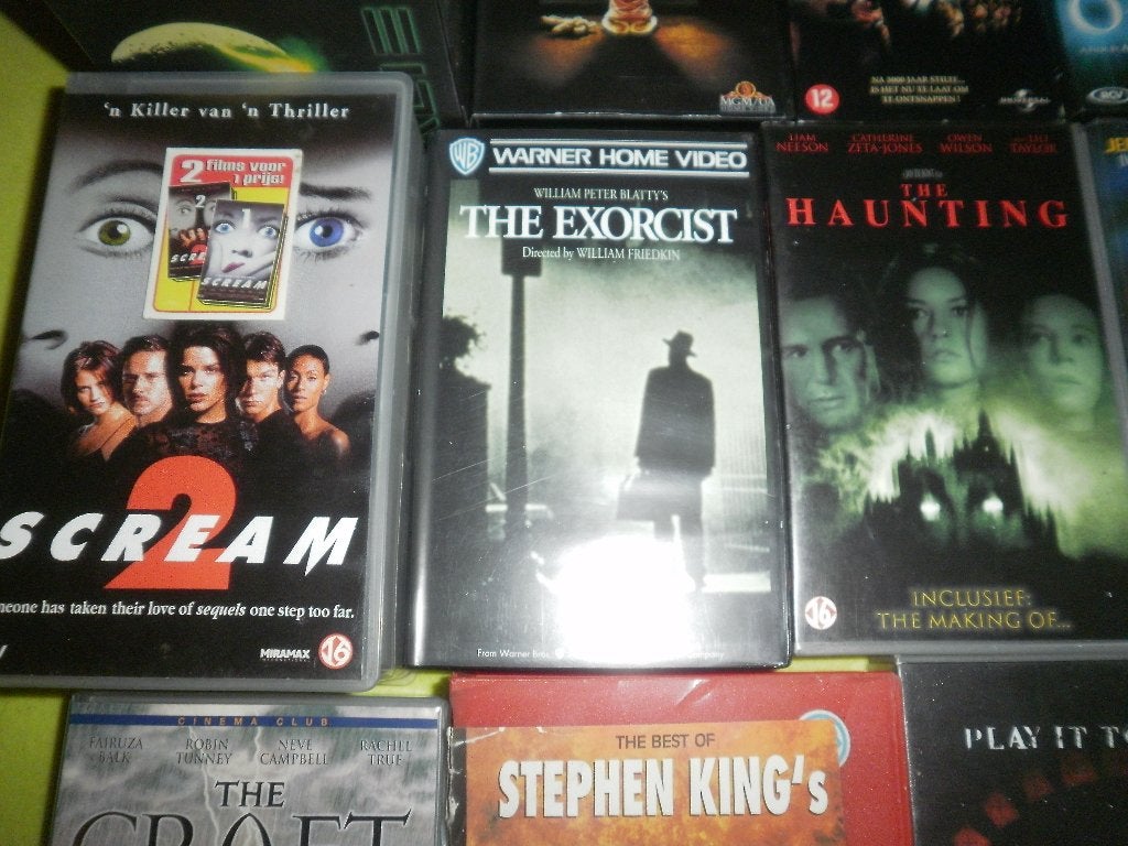 SCREAM 1 + 2! Horror van Wes Craven Op Box-set VIDEO!, Cd's en Dvd's, VHS | Film, Vanaf 16 jaar, Ophalen of Verzenden, Zo goed als nieuw