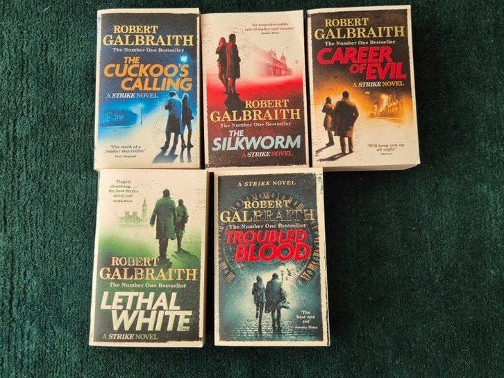 Robert Galbraith - Cormoran Strike Serie (5 boeken), Ophalen of Verzenden, Gelezen, Robert Galbraith
