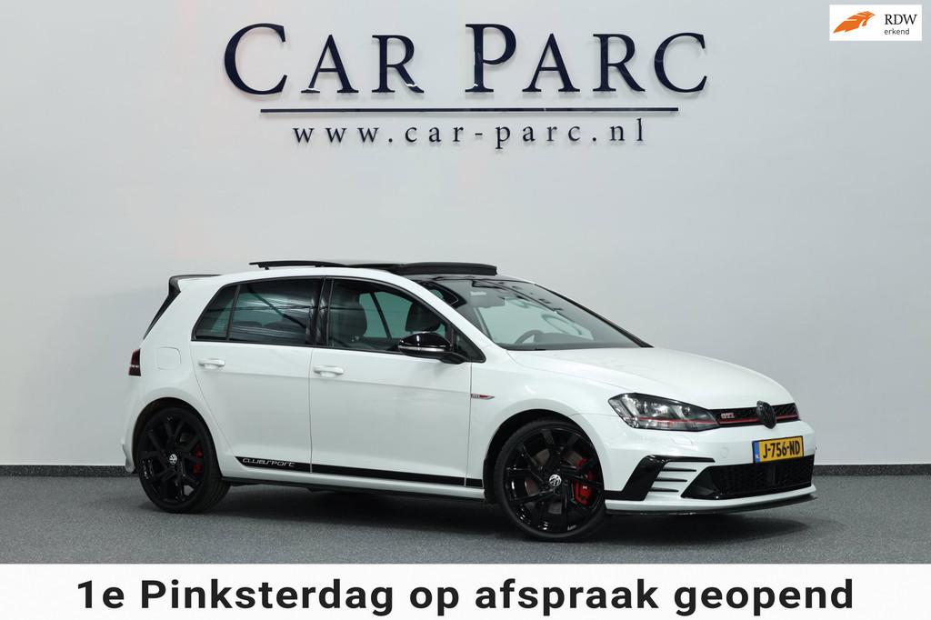 Volkswagen Golf 2.0 TSI GTI Clubsport 265+PK LED/PANO/LEDER+, Gebruikt, Euro 6, 4 cilinders, Wit