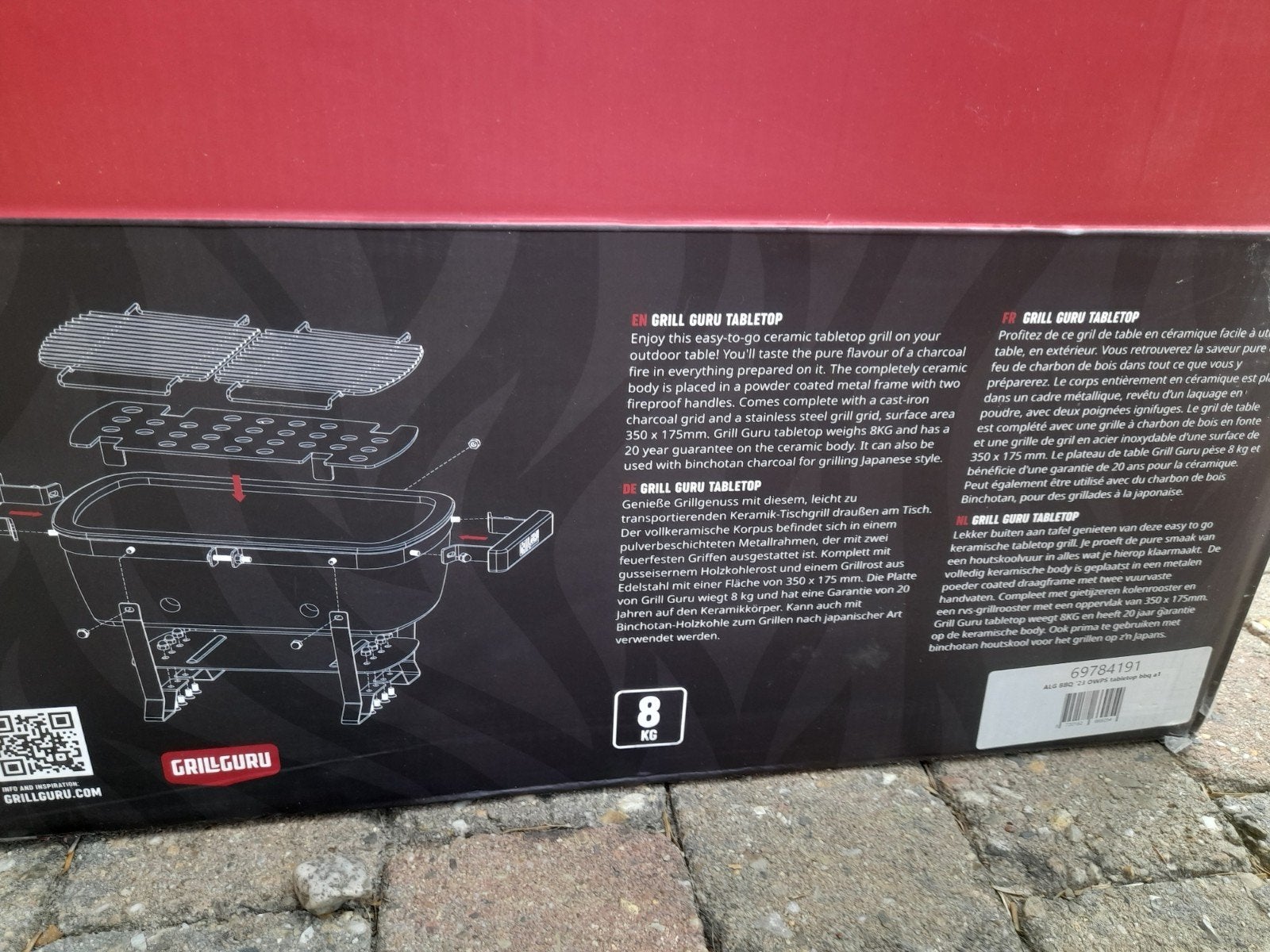 Grill Guru Tabletop BBQ - Nieuw in doos, Ophalen of Verzenden, Nieuw, Grill Guru