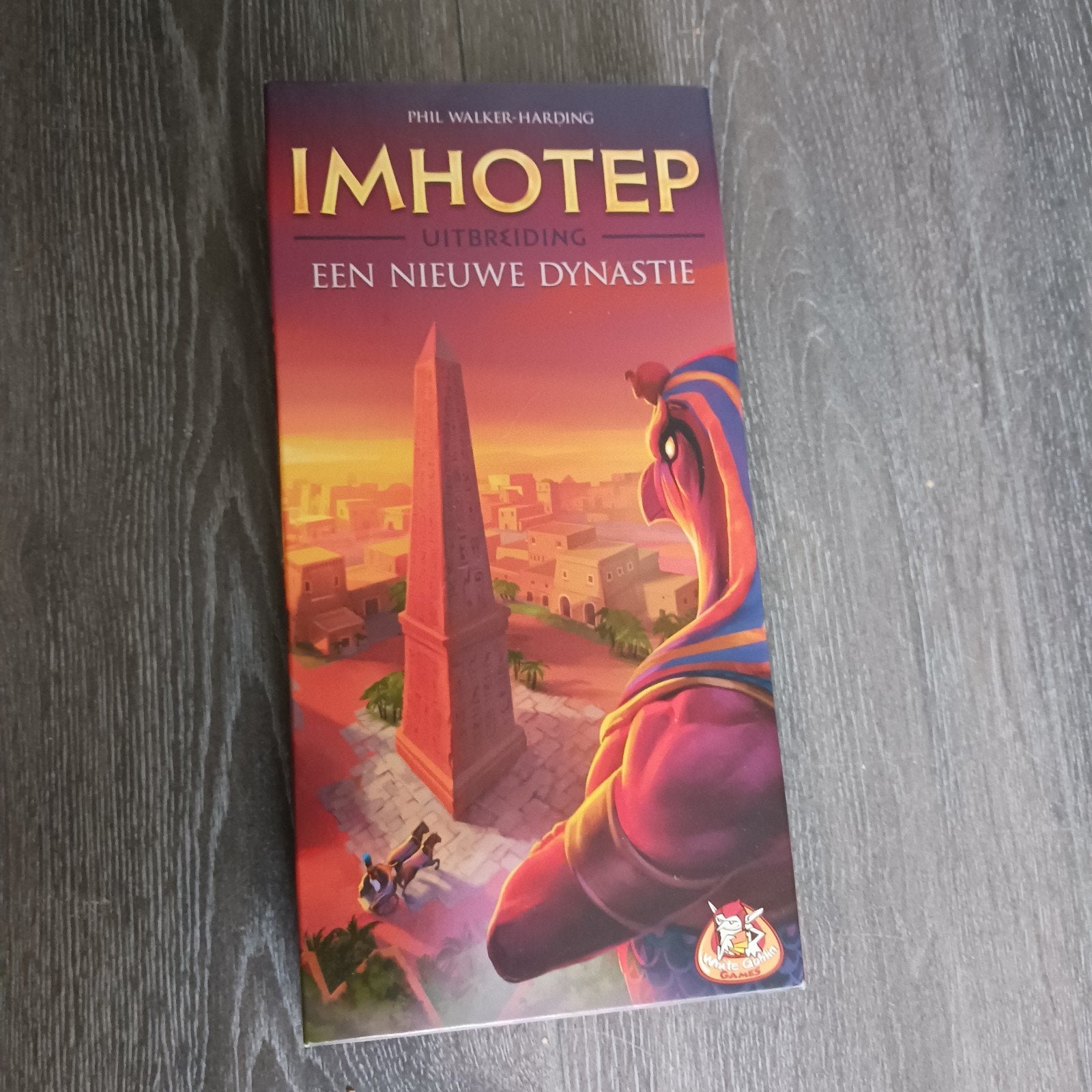 Nr 76) Imhotep: Een Nieuwe Dynastie Uitbreiding Bordspel, Hobby en Vrije tijd, Een of twee spelers, Ophalen of Verzenden, Zo goed als nieuw