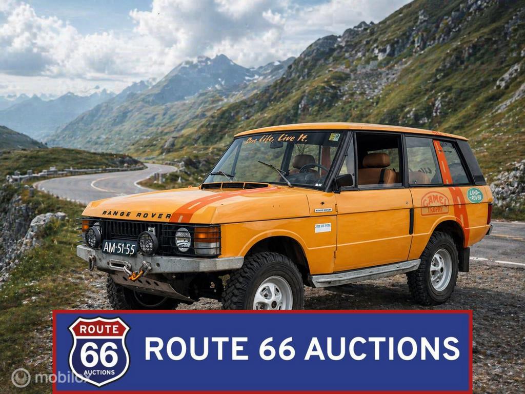 Range Rover Classic Early A-Series 2-Door | 1971 | Route 66, Auto's, Oldtimers, Land Rover, Overige carrosserieën, Zwart, Bedrijf