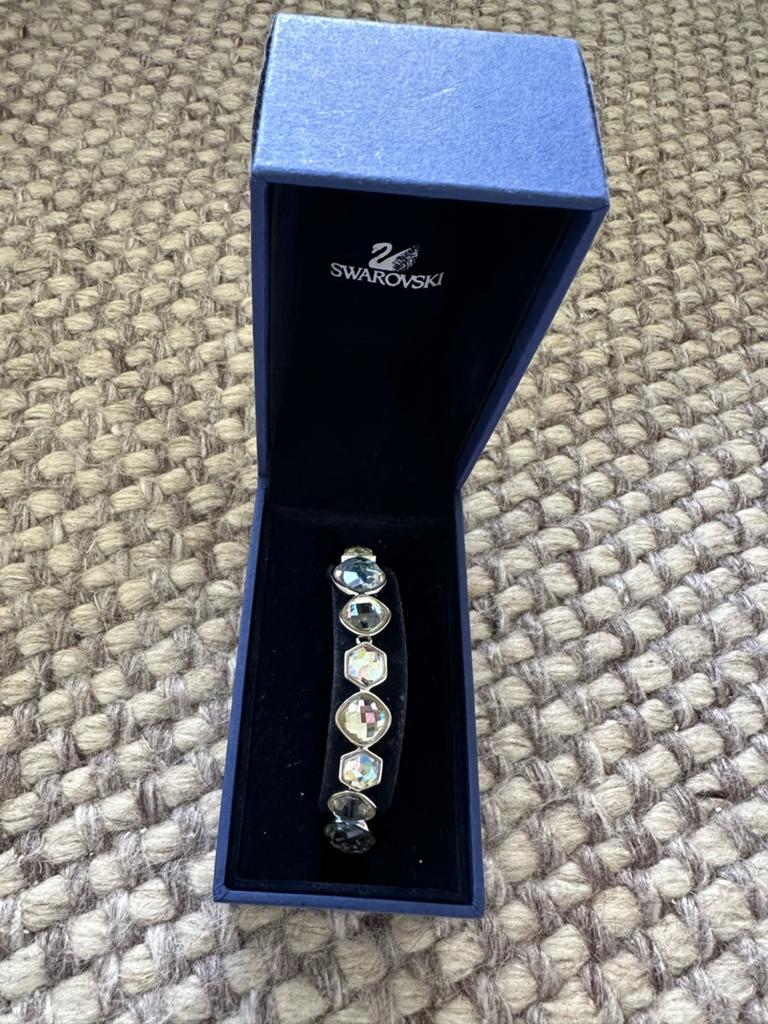 Swarovski Armband met Kristallen, Met kristal, Overige materialen, Ophalen of Verzenden, Zo goed als nieuw