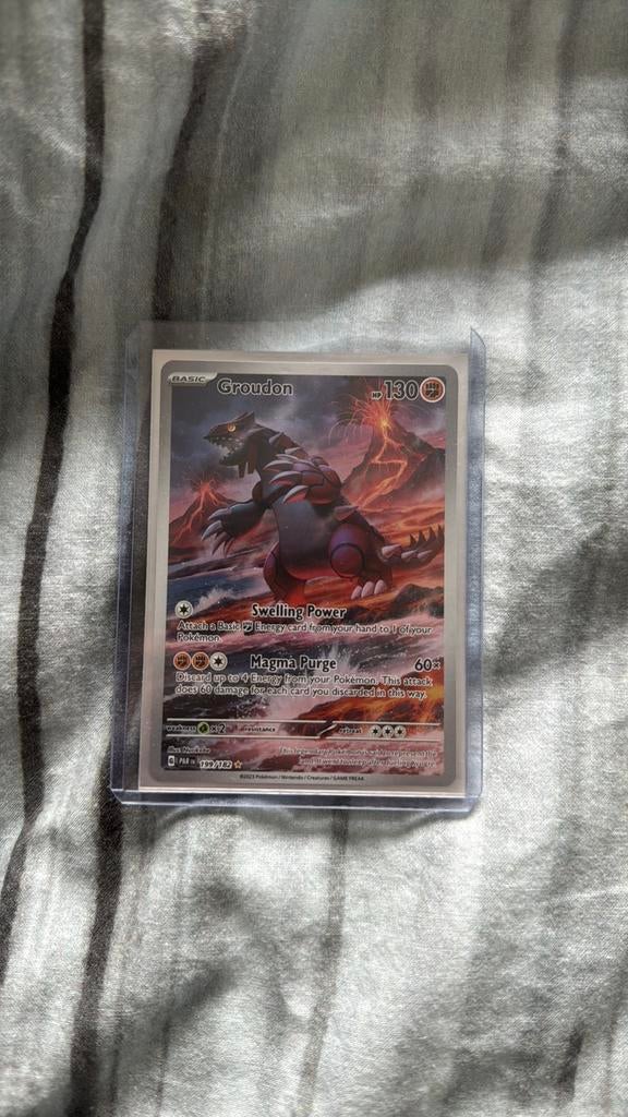 Groudon - Pokemon TCG, Hobby en Vrije tijd, Verzamelkaartspellen | Pokémon, Ophalen of Verzenden, Zo goed als nieuw, Losse kaart
