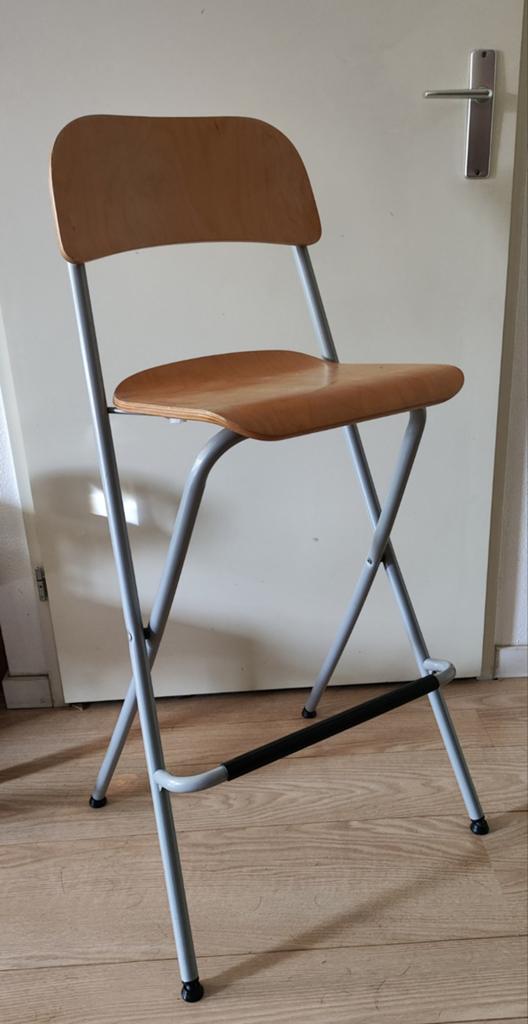 (bar) Kruk, inklapbaar, 1 kruk, Ophalen of Verzenden, Gebruikt, 60 tot 90 cm