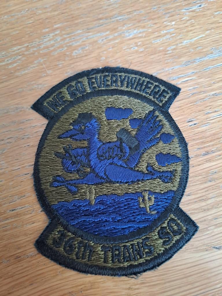 Vintage US Air Force 36th Tactical Airlift Squadron Patch, Verzamelen, Ophalen, Mvt, Nvt, Nvt