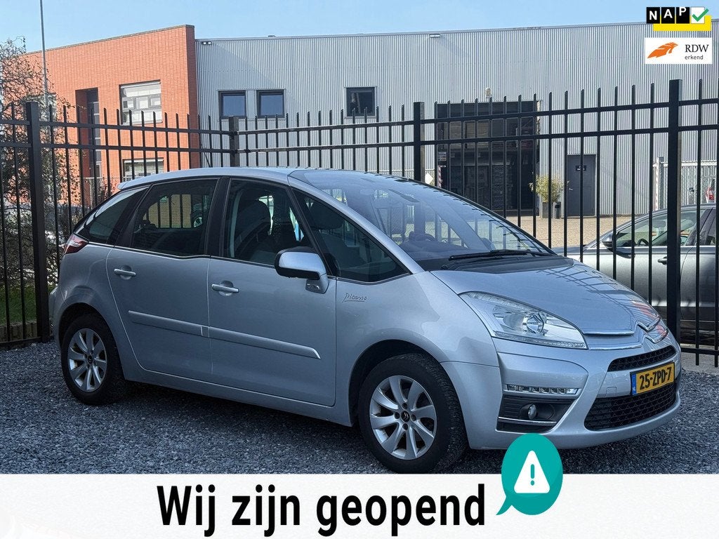Citroen C4 Picasso 1.6 VTi Collection CLIMA!PDC!APK!KOOPJE!, Voorwielaandrijving, Stof, Gebruikt, Zwart