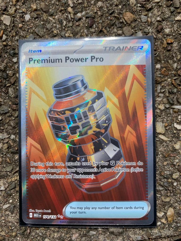 Pokémon TCG: Premium Power Pro Trainer Kaart (Foil), Ophalen of Verzenden, Nieuw, Losse kaart, Foil