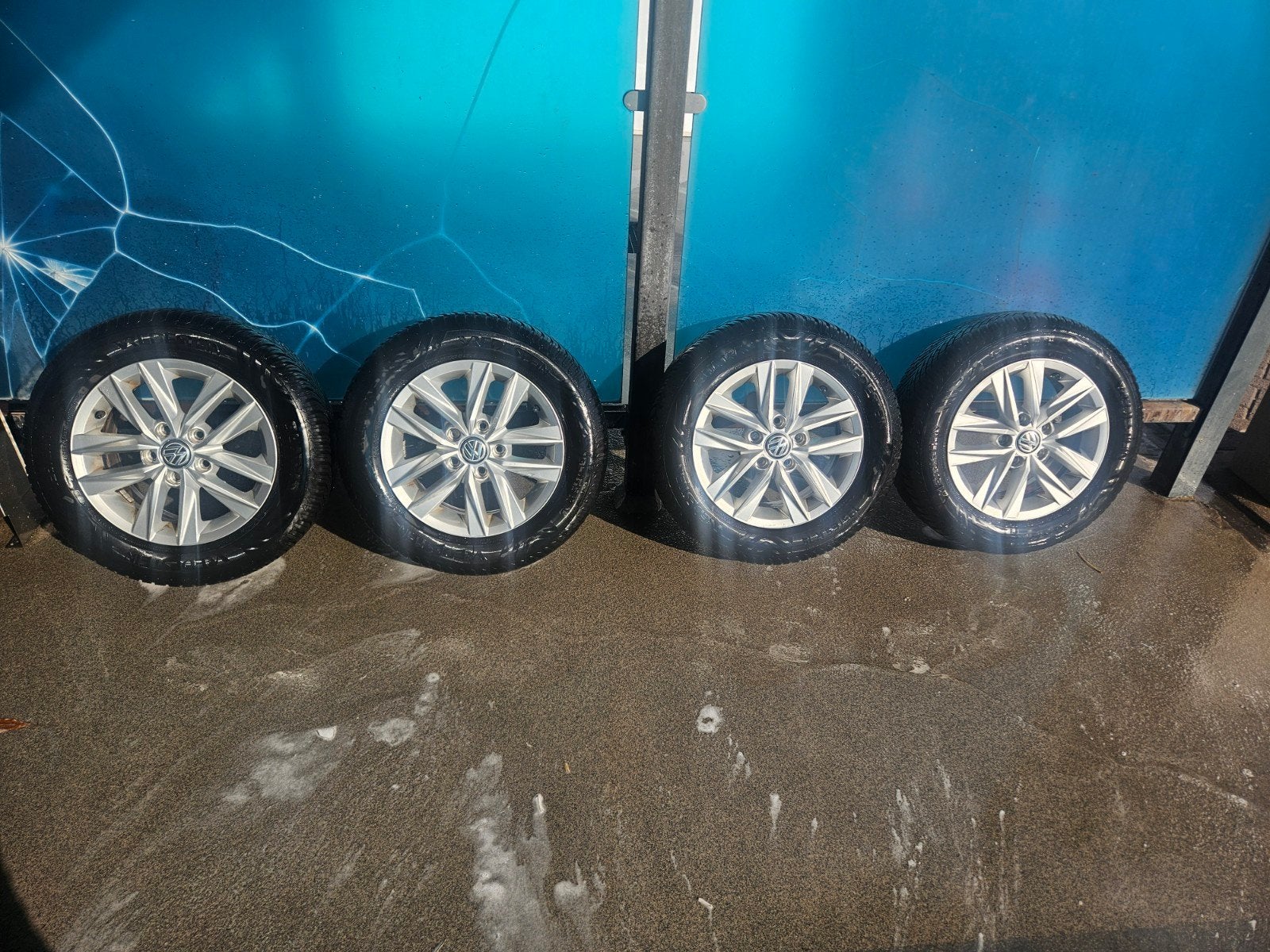 Vredestein Quatrac 195/65 R15 All Season Banden en Velgen, Ophalen, Gebruikt, 15 inch, Banden en Velgen