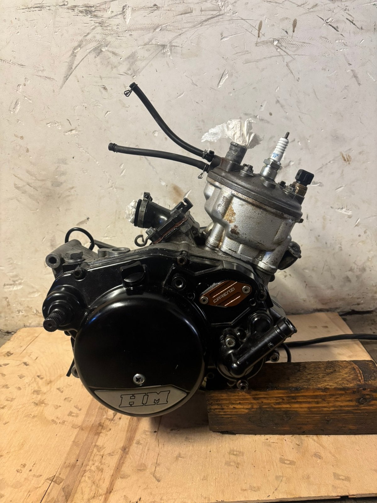 Minarelli am6-motor - origineel hm 50 beta mrt dt tar rs 50, Ophalen of Verzenden, Zo goed als nieuw, Uitlaat
