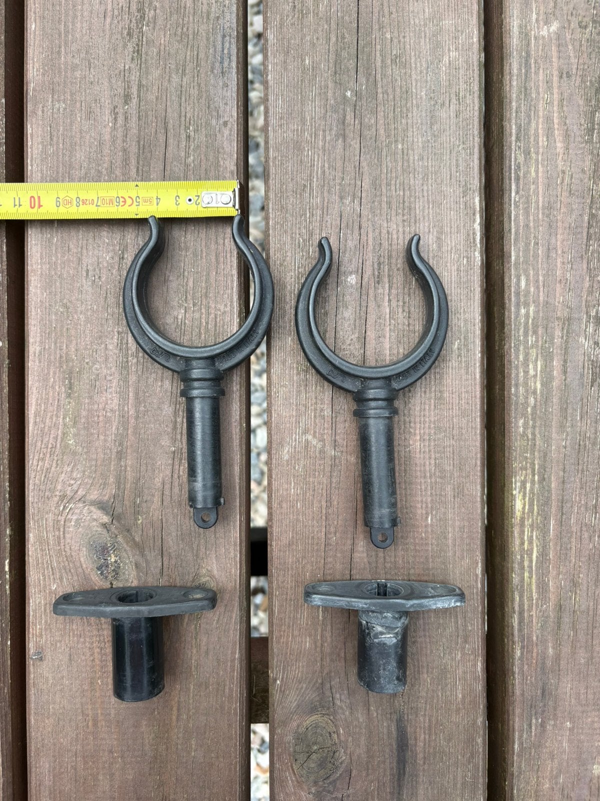 Set dollen voor in een roeiboot. Inclusief bevestiging., Ophalen, Gebruikt, Motorboot