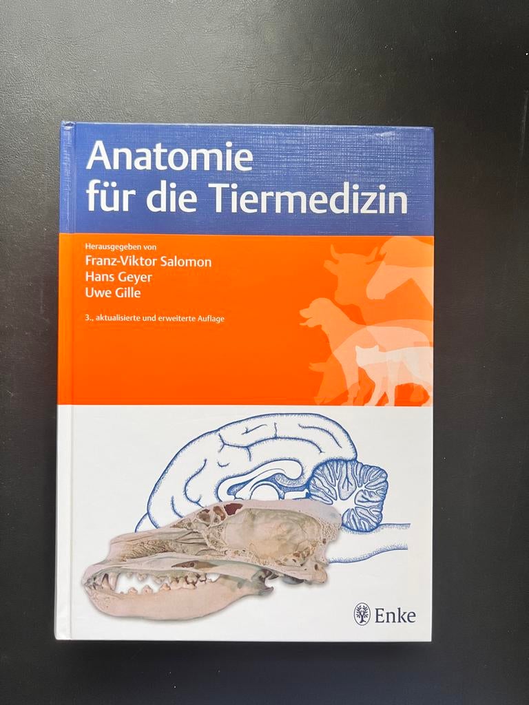 Anatomie für die Tiermedizin - Studieboek Diergeneeskunde, Boeken, Studieboeken en Cursussen, Ophalen of Verzenden, Beta, Zo goed als nieuw