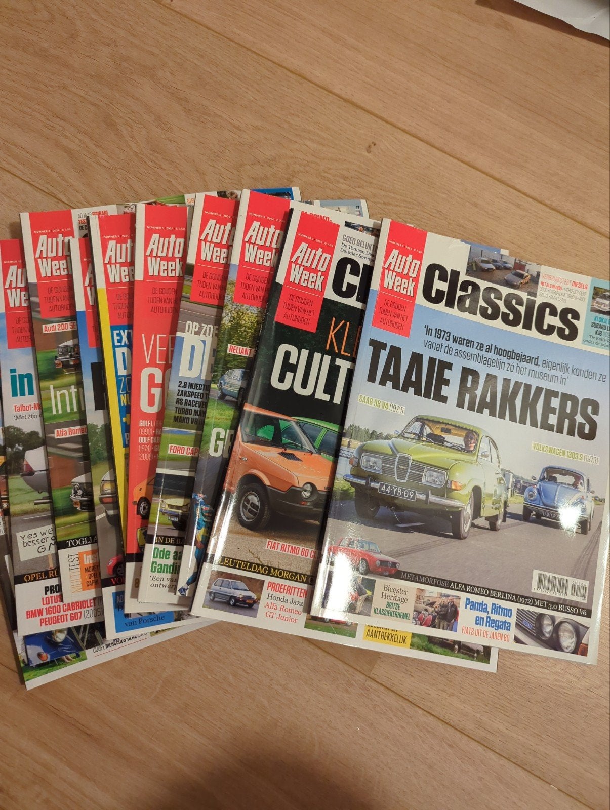 AutoWeek Classics 2024 - Complete set (mist nr. 9), Boeken, Auto's | Folders en Tijdschriften, Ophalen of Verzenden, Gelezen