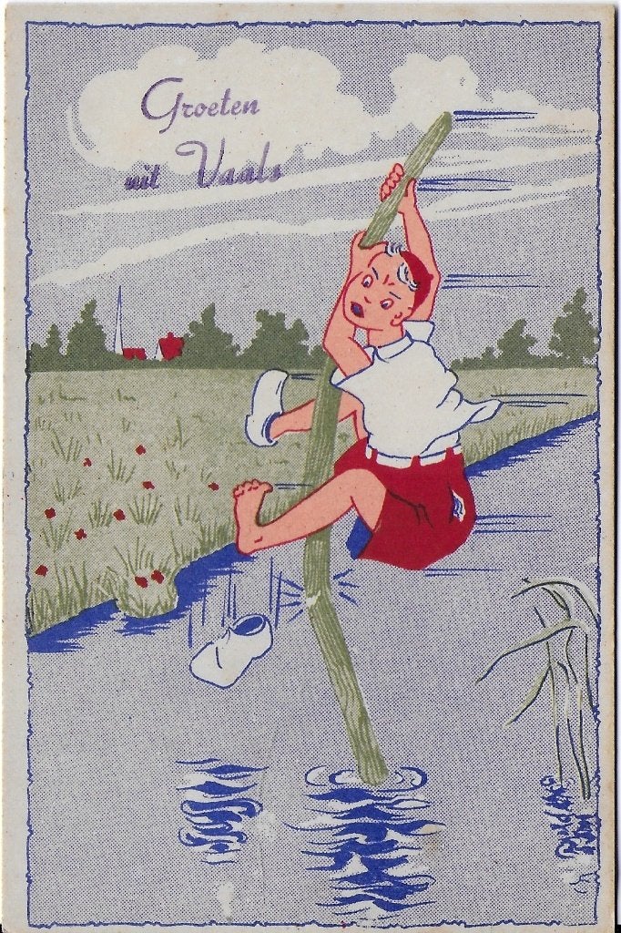 Vaals oude ongelopen ansichtkaart - B4981, Ophalen of Verzenden, 1940 tot 1960, Ongelopen, Limburg
