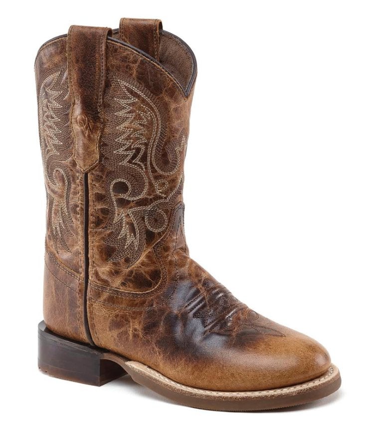 Kinder western cowboy laarzen echt leder bruin, Jongen of Meisje, Schoenen, Nieuw, Ophalen of Verzenden